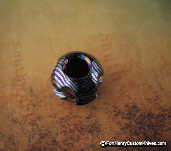 Ti_Gear_Design - Lg Timascus - Robot Head Bead - Choice - Image 5
