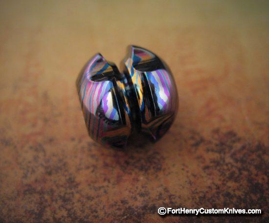 Ti_Gear_Design - Lg Timascus - Robot Head Bead - Choice - Image 3