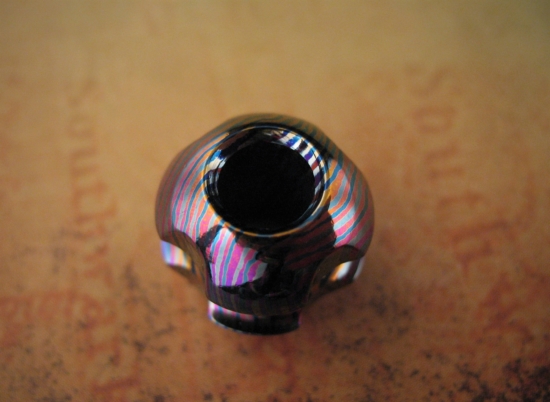 Ti_Gear_Design - Lg Timascus - Robot Head Bead - Choice - Image 2