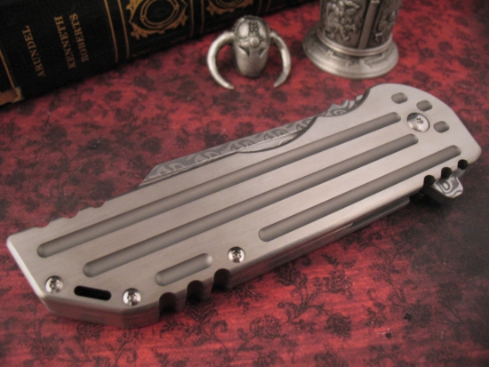 Alpha Hunter - White Knight War Bowie - Damasteel - #2 - Image 2