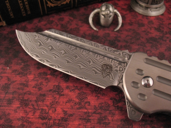 Alpha Hunter - White Knight War Bowie - Damasteel - #2 - Image 3