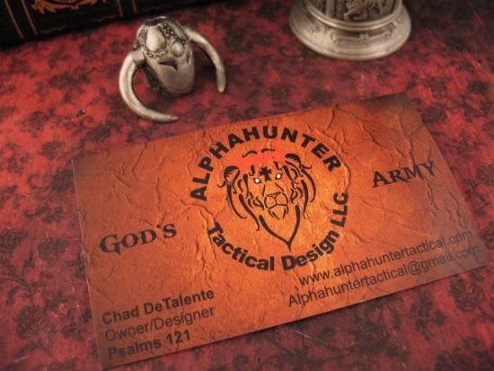 Alpha Hunter - White Knight War Bowie - Damasteel - #2 - Image 8