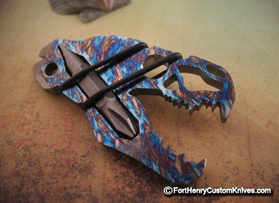 Thompson Knife & Tool - Ti-Rex Titanium Multi Tool - Custom Ano