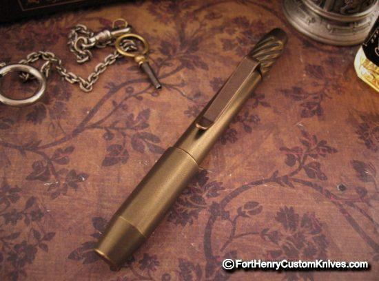 Ti2Design / Mike Bond - Rare Brass Super Shorty TechLiner - Magnetic Cap