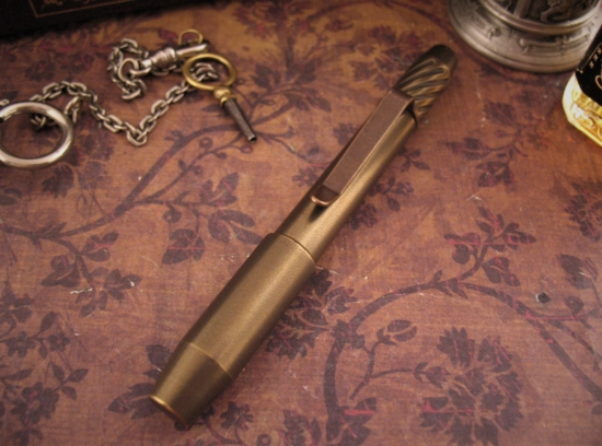 Ti2Design / Mike Bond - Rare Brass Super Shorty TechLiner - Magnetic Cap