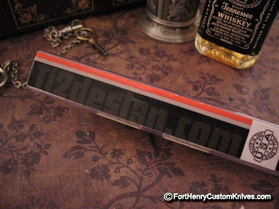 Ti2Design / Mike Bond - Rare Brass Super Shorty TechLiner - Magnetic Cap - Image 5