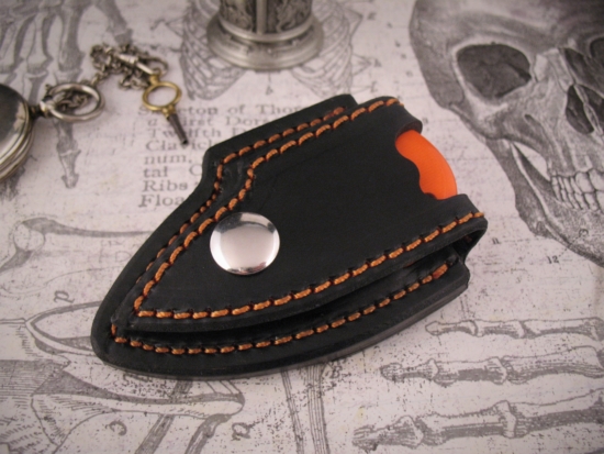 Alan Folts - Presentation Baby Bear - Leather Belt Sheath - Image 6