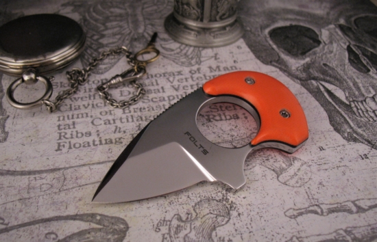 Alan Folts - Presentation Baby Bear - Leather Belt Sheath