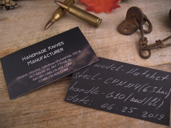 COBBLE Blade - Beastly Forest Hatchet - CPM M4 - Image 8