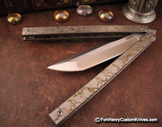 Michael Zieba - Custom Bali - Pure Silver "Got Bacon" Backspacer