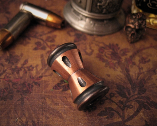 Dawson Machine Craft - Jumbo Copper Spool Lanyard Bead - Image 2