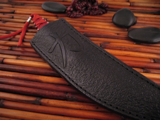 Denis Mura - Custom Kwaiken w/Leather Sheath - Image 8