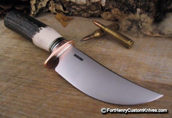 Mike Malosh - Forged Convex Stag Skinner - Rare Copper Guard