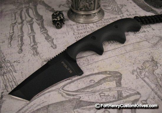 Alan Folts - Murdered Out Custom Tanto Minimalist