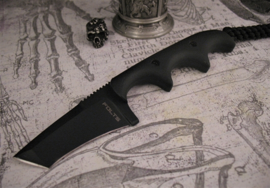 Alan Folts - Murdered Out Custom Tanto Minimalist