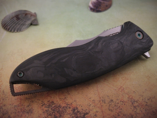 Michael Zieba - S7 - Marble Carbon Fiber - Damasteel Choice - Image 2
