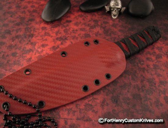 K.C. Gray - Custom Kwai Ken - Damasteel - Two Sheaths - Image 7
