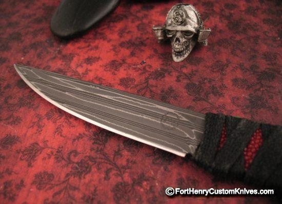 K.C. Gray - Custom Kwai Ken - Damasteel - Two Sheaths - Image 2