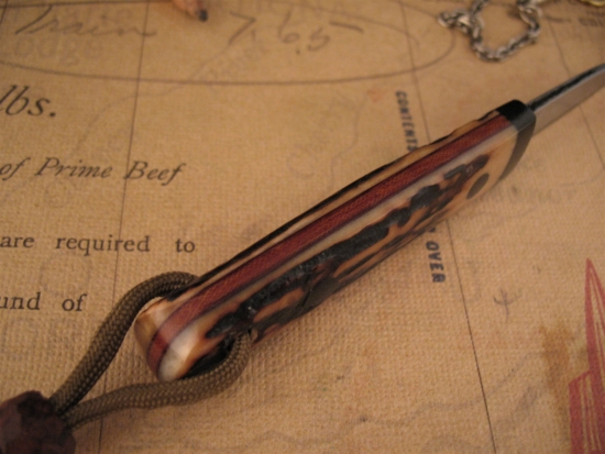 Hiroaki Ohta - Gentleman's Stag Belt Knife - San Mai - Image 3