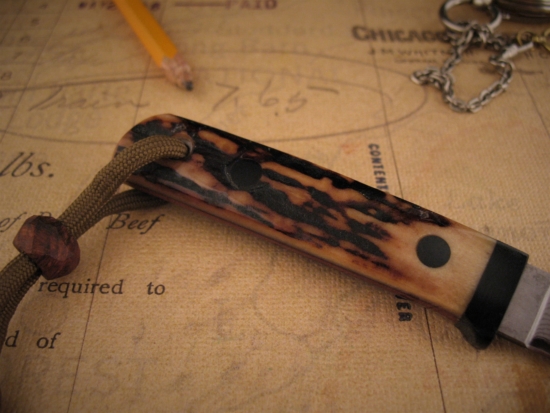 Hiroaki Ohta - Gentleman's Stag Belt Knife - San Mai - Image 2