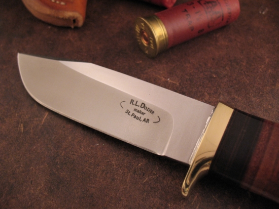 Bob Dozier - Custom Classic Hunter - Stacked Leather / Stag - Image 2
