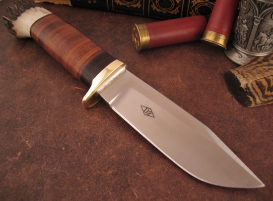Bob Dozier - Custom Classic Hunter - Stacked Leather / Stag - Image 5