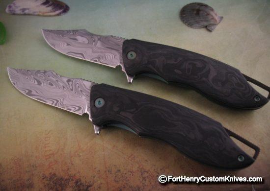Michael Zieba - S7 - Marble Carbon Fiber - Damasteel Choice