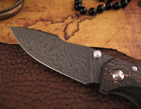 Jason Guthrie - Presentation Scout - Stainless Damascus - Image 3