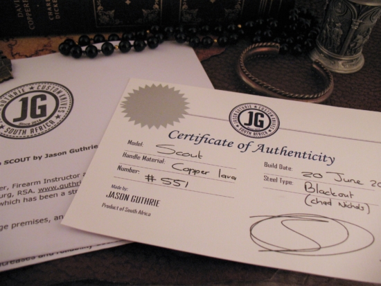 Jason Guthrie - Presentation Scout - Stainless Damascus - Image 7