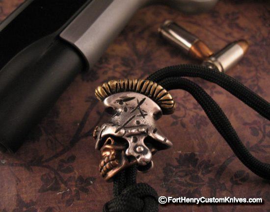 Starlingear - Hand Cast Mixed Metal Spartan Slickster Bead - Image 3