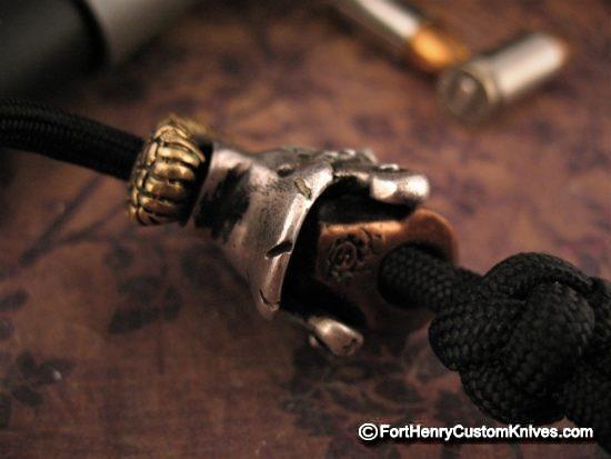 Starlingear - Hand Cast Mixed Metal Spartan Slickster Bead - Image 4