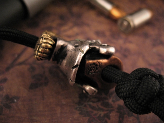 Starlingear - Hand Cast Mixed Metal Spartan Slickster Bead - Image 4