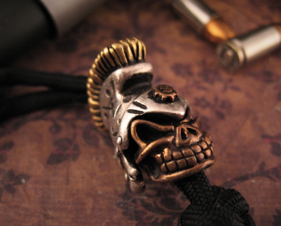 Starlingear - Hand Cast Mixed Metal Spartan Slickster Bead