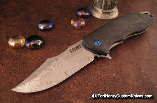 Michael Zieba - Customized S7 - Damasteel - Koi Etch