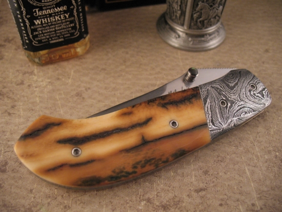 Mike Irie - Presentation Model 1 - Sambar Stag / Damascus - Image 2