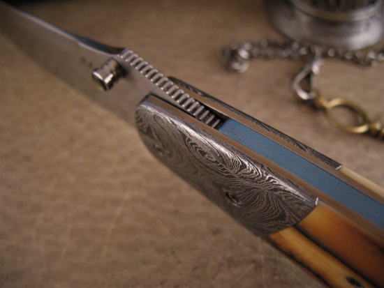 Mike Irie - Presentation Model 1 - Sambar Stag / Damascus - Image 6