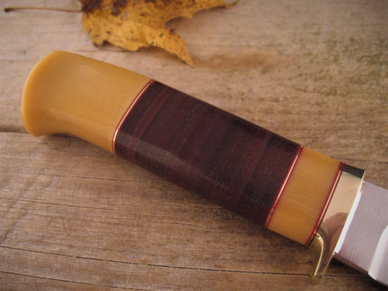 Bob Dozier - RARE ~ Sisu Hunter - San Mai Blade Steel - Image 4