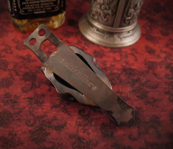 Steel Flame - XL Hard Hanya Flashlight Clip - Royal Bronze - Image 3