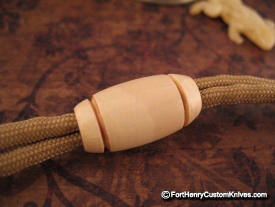 Fine Turnage Productions - Large Mammoth Bone Lanyard Bead