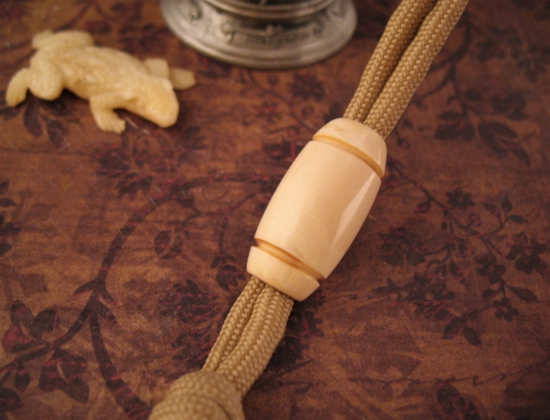 Fine Turnage Productions - Large Mammoth Bone Lanyard Bead - Image 4
