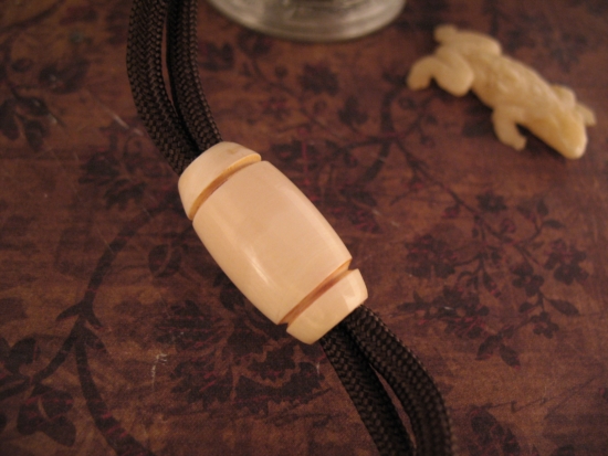 Fine Turnage Productions - Large Mammoth Bone Lanyard Bead - Image 5