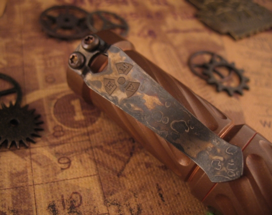 Hanko Machine Works - Copper Twisted Trident - Image 2