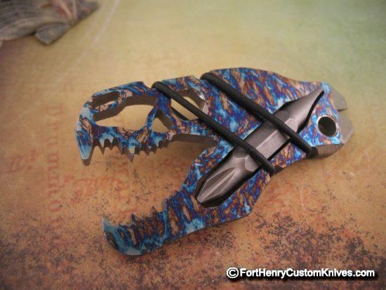 Thompson Knife & Tool - Ti-Rex Titanium Multi Tool - Custom Ano