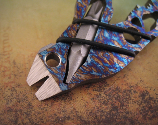 Thompson Knife & Tool - Ti-Rex Titanium Multi Tool - Custom Ano - Image 3