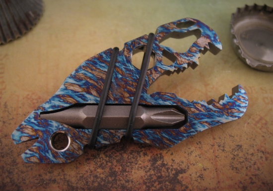 Thompson Knife & Tool - Ti-Rex Titanium Multi Tool - Custom Ano - Image 2