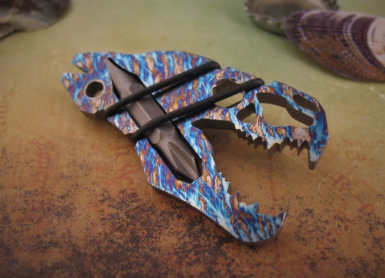 Thompson Knife & Tool - Ti-Rex Titanium Multi Tool - Custom Ano - Image 5