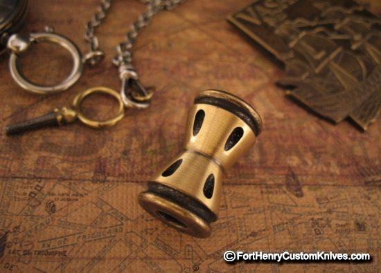 Dawson Machine Craft - Jumbo Brass Spool Lanyard Bead