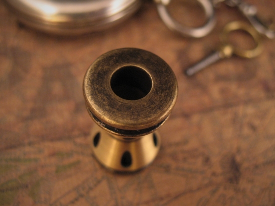 Dawson Machine Craft - Jumbo Brass Spool Lanyard Bead - Image 2