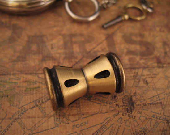 Dawson Machine Craft - Jumbo Brass Spool Lanyard Bead - Image 3