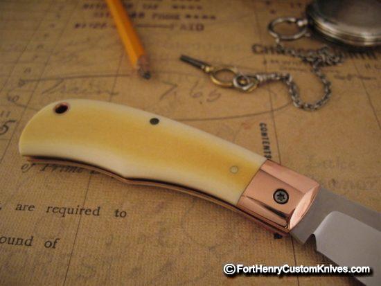 Chris Taylor - Nessmuk Tanto - Westinghouse Handle - Copper Shield - Image 5
